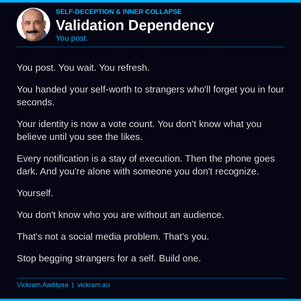 Validation Dependency - The Dissection post by Vickram Aadityaa